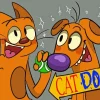 Catdog Cartoon 5D Diamond Painting