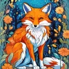 Cool Fall Fox Art 5D Diamond Painting