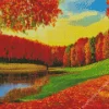 Cool Fall Nature 5D Diamond Painting