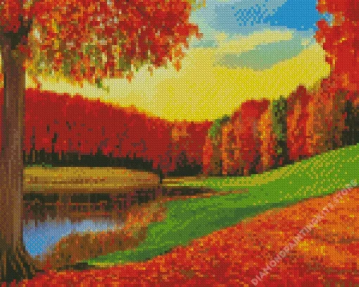 Cool Fall Nature 5D Diamond Painting