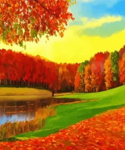 Cool Fall Nature 5D Diamond Painting