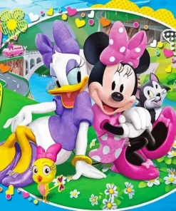 Cute Minnie Mouse And Daisy Duck 5D Diamond Painting