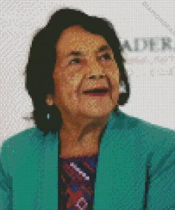 Dolores Huerta 5D Diamond Painting