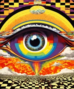 Eye Art Trippy 5D Diamond Painting