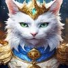 Fantasy Cat Artwork 5D Diamond Painting