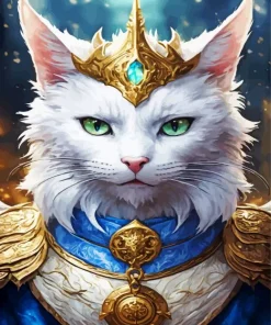 Fantasy Cat Artwork 5D Diamond Painting