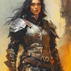 Female Warrior Art 5D Diamond Painting