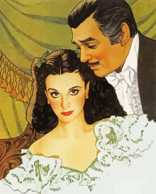 Gone With The Wind Actors 5D Diamond Painting