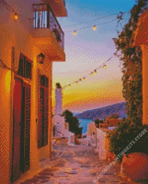 Greek Street 5D Diamond Painting