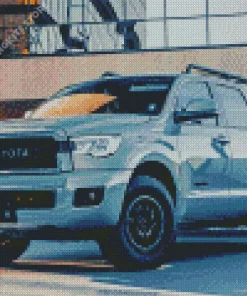 Grey Toyota Sequoia 5D Diamond Painting