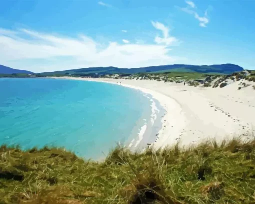 Isle Of Barra Beach 5D Diamond Painting