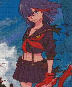 Japanese Ryuko Matoi 5D Diamond Painting