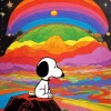 Lonely Snoopy Art 5D Diamond Painting