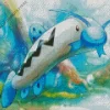 Pokemon Barboach 5D Diamond Painting