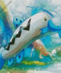 Pokemon Barboach 5D Diamond Painting