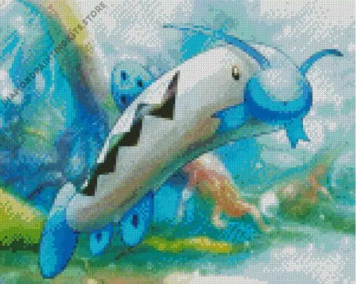 Pokemon Barboach 5D Diamond Painting