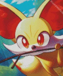 Pokemon Fennekin Anime 5D Diamond Painting