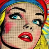 Pop Art Girl 5D Diamond Painting