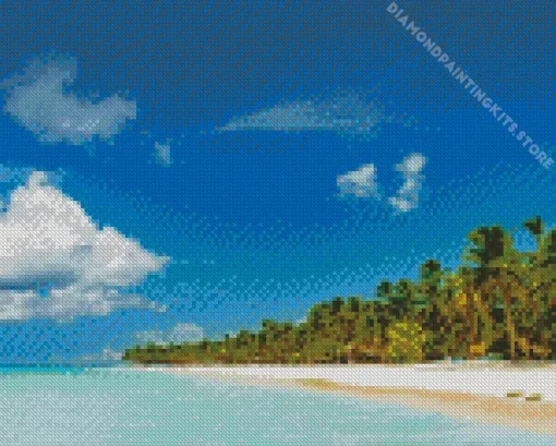 Puerto Plata Beach 5D Diamond Painting