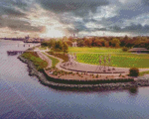 Riverfront Park 5D Diamond Painting