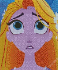 Sad Rapunzel Princess 5D Diamond Painting