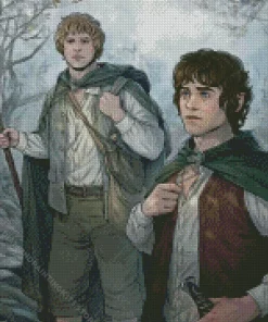 Sam And Frodo 5D Diamond Painting