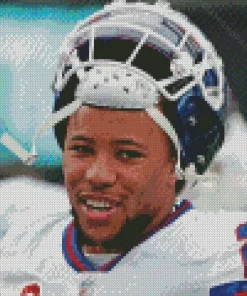 Saquon Barkley 5D Diamond Painting