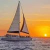 Sunset Boat 5D Diamond Painting