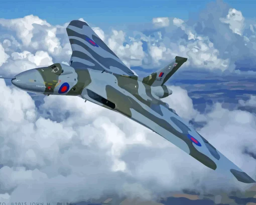 The Avro Vulcan 5D Diamond Painting