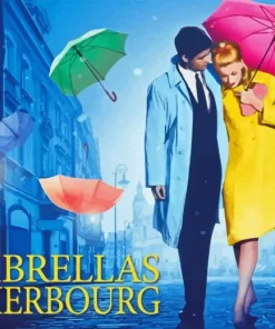 The Umbrellas Of Cherbourg Poster 5D Diamond Painting