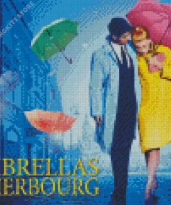 The Umbrellas Of Cherbourg Poster 5D Diamond Painting