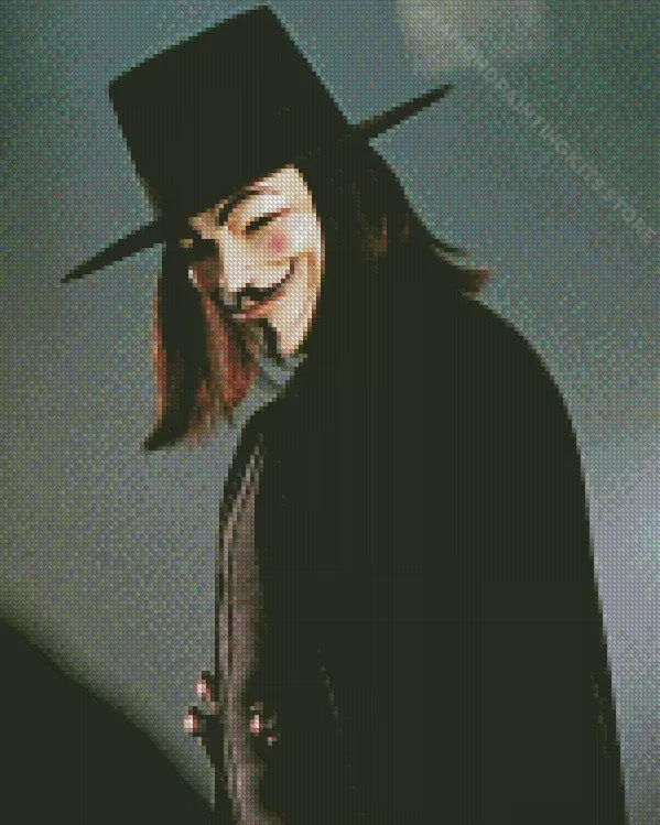v for vendetta Diamond Paints
