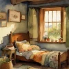 Vintage Bedroom 5D Diamond Painting