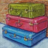 Vintage Suitcases 5D Diamond Painting