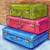 Vintage Suitcases 5D Diamond Painting