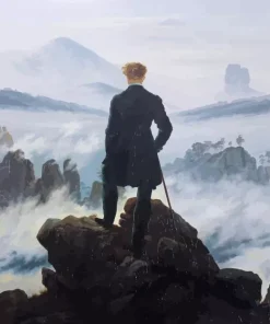 Wanderer Above The Sea Of Fog 5D Diamond Painting