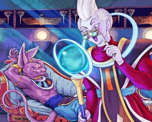 Whis And Beerus 5D Diamond Painting