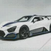 White Zenvo TSR 5D Diamond Painting