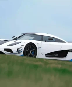 White Agera R 5D Diamond Painting