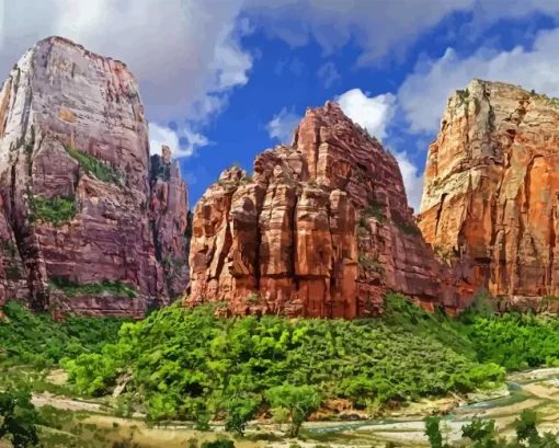 Zion Park 5D Diamond Painting