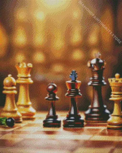 Chess Board Game 5D Diamond Painting