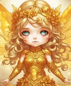 Little Blond Fairy 5D Diamond Painting