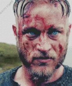 Vikings Bloody Ragnar 5D Diamond Painting