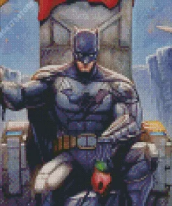 Batman On A Throne 5D Diamond Painting