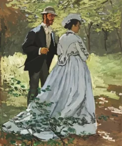 Bazille And Camille Monet 5D Diamond Painting