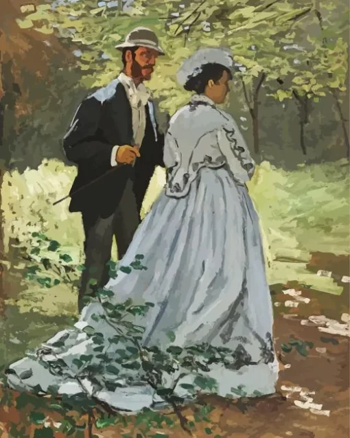 Bazille And Camille Monet 5D Diamond Painting