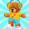 Bear With Headphones 5D Diamond Painting