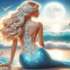 Blond Mermaid 5D Diamond Painting