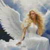 Blonde Angel On Clouds 5D Diamond Painting