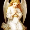 Blonde Angel Praying 5D Diamond Painting